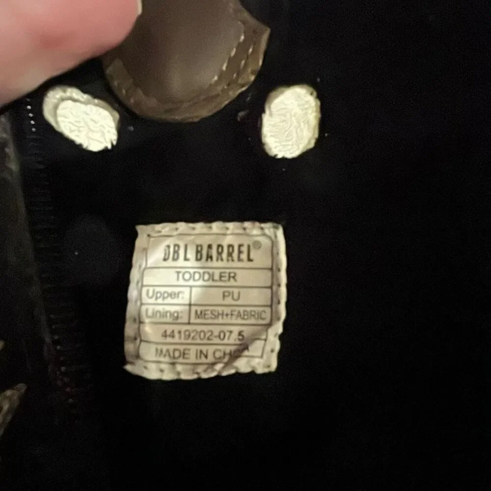 Toddler Boys Double Barrel Boots